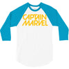 captain marvel 6 3/4 Sleeve Shirt