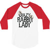 crazy rabbit lady 3/4 Sleeve Shirt