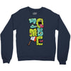 zombie font Crewneck Sweatshirt