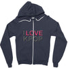 love pop Zipper Hoodie