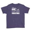 this girl loves christmas Youth Tee