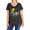 peanuts gang Ladies Curvy T-Shirt