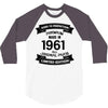 Premium Vintage  1961 3/4 Sleeve Shirt