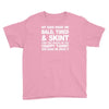 my kids made me bald tired funny Youth Tee