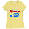 i was normal three cats ago Ladies Fitted T-Shirt