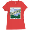 forest moon Ladies Fitted T-Shirt