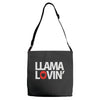 llama lovin' lover Adjustable Strap Totes