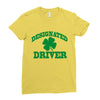 designated driver Ladies Fitted T-Shirt