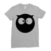 ghost burung Ladies Fitted T-Shirt