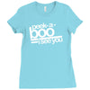 peek a boo, i see you Ladies Fitted T-Shirt