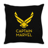 captain marvel 4 Throw Pillow