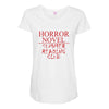 horror novel Maternity Scoop Neck T-shirt