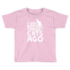 i was normal three cats ago lol funny cat Toddler T-shirt