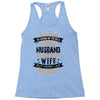 Super Cool Husband Of A Freaking Awesome Wife Racerback Tank