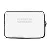 fluent in sarcasm Laptop sleeve
