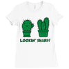 lookin' sharp Ladies Fitted T-Shirt