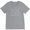 this is my too tired to function sweatshirt V-Neck Tee