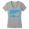 my friend thinks he's smart Women's V-Neck T-Shirt