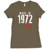 Made In 1972 All Original Parts Ladies Fitted T-Shirt