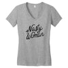 nasty woman Women's V-Neck T-Shirt