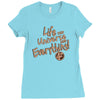the answer to the question Ladies Fitted T-Shirt