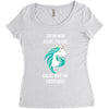Funny Unicorn Women's Triblend Scoop T-shirt