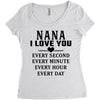 I Love You Nana Women's Triblend Scoop T-shirt