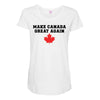 Make Canada Great Again Maternity Scoop Neck T-shirt
