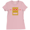 lmfao robot head Ladies Fitted T-Shirt