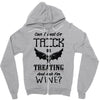 trick or treating &amp; ask for wine Zipper Hoodie