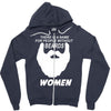 people without beard Zipper Hoodie