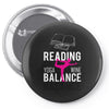 Reading Yoga Wine Balance Pin-back button