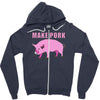 make pork trending Zipper Hoodie