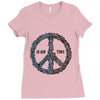 peace in our time vectorized Ladies Fitted T-Shirt