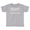 personalised daddy Toddler T-shirt