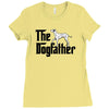 the dogfather dalmatian Ladies Fitted T-Shirt