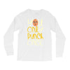 you only punch once Long Sleeve Shirts