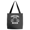 This Girl Loves Beer Tote Bags