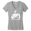 iron sheik wrestling iran funny Women's V-Neck T-Shirt