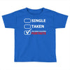 too busy playing fortnite White Logo Toddler T-shirt