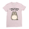 i am in love with cats Ladies Fitted T-Shirt