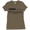 Feminist Noun Ladies Fitted T-Shirt