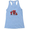 deadpool family portrait Racerback Tank