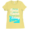 Country Road (f149) Ladies Fitted T-Shirt