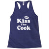kiss the cook chef Racerback Tank