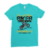 I'm A Nice Biker Grandpa So If I'm An Asshole To You You Need To Ask Y Ladies Fitted T-Shirt