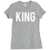 king Ladies Fitted T-Shirt