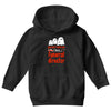can't scare me halloween funeral direct Youth Hoodie