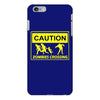 caution zombies crossing t shirt x large funny walking brains awesome iPhone 6/6s Plus Case