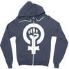 feminist human rights justice activist Zipper Hoodie